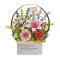 Puzzle 3D en bois RoboTime - Panier de fleurs