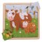 Puzzle Bigjigs Toys - Krówka z cielątkiem
