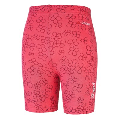 Dünne Shorts mit Aufdruck Outlast® - Erdbeerblumen