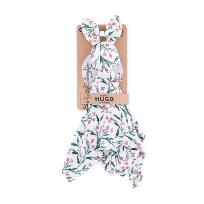 PETITE&MARS Mazlíček bambusový mušelínový Hugo Pink Meadow 0m+