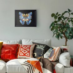 RoboTime Drewniane puzzle Motyl Morpho Helena
