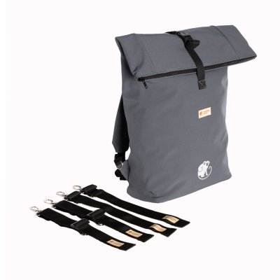 Geïntegreerde rugzak van softshell voor een draagzak Monkey Mum® Carrie - Geheimzinnige tocht