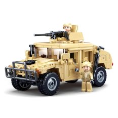Sluban Army Model Bricks M38-B0837 Hummer bojni terenec