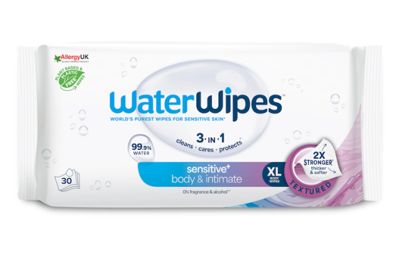 12x WATERWIPES Chusteczki nawilżane Body&Intimate 30 szt. (360 szt.)