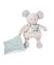 Doudou Zestaw upominkowy - Pluszowa myszka z kocykiem z bawełny organicznej 22 cm