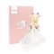Doudou Plüss zsiráf takaróval 11 cm
