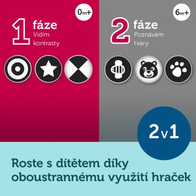 CANPOL BABIES Kontrastný plyšový kolotoč s melódiami Sensory