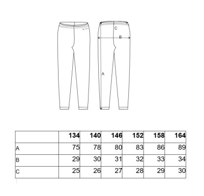 Leggings REFLEX deslizantes Outlast® - preto