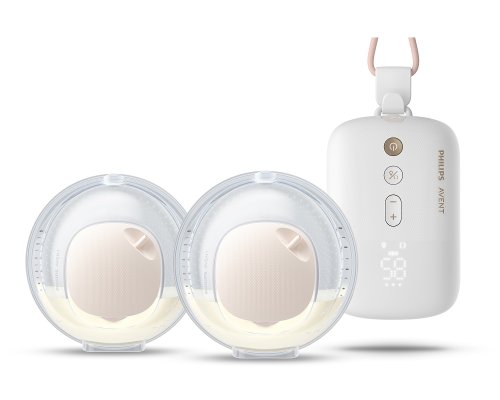 Philips AVENT Laktator elektryczny do mleka matki Hands-Free DUO Premium Plus SCF532/11 + Prezent