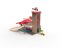 2Kids Toys Garaje de madera con tren