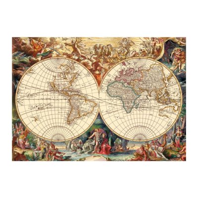 Dino Puzzle Mapa historyczna 1000 elementów