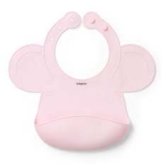 BABYONO Babero de silicona - Rosa