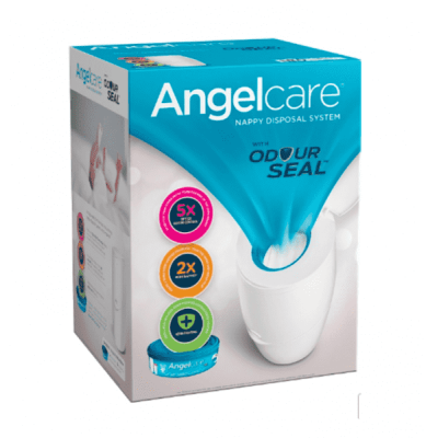 ANGELCARE Windelkorb Classic + 1 Kartusche + Ersatzkartuschen 3 Stk