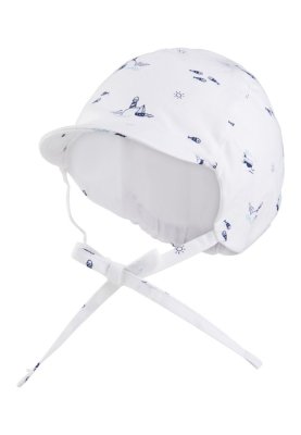 STERNTALER Casquette à visière et à nouer avec phares garçon 35 cm-1-2 m