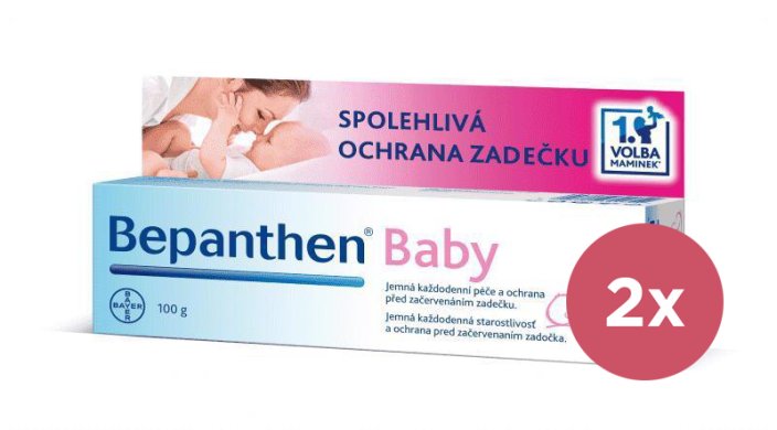 2x BEPANTHEN Βρεφική Αλοιφή (100 g)