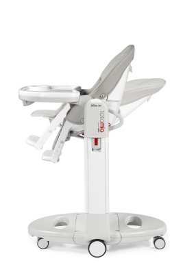 PEG PÉREGO Esszimmerstuhl Tatamia Follow Me Wonder Grey 2022 + gratis Stange