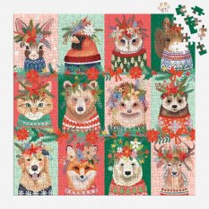 Galison Puzzel Kerst Knuffels 500 stukjes