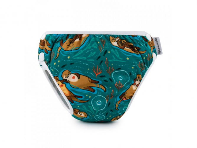 Diaper swimwear - Otters in love