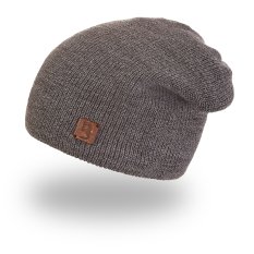 Berretto lavorato a maglia UNI Outlast ® - grigio scuro