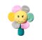 BABYONO Rasselspielzeug Regenbogenblume