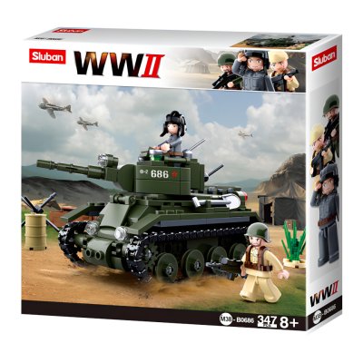 Sluban WWII M38-B0686 Char soviétique BT7
