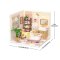 Puzzle 3D en bois RoboTime Miniature de maison de poupée Salle de bain pour filles