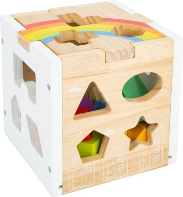 small foot Regenbogen Motorik-Würfel zum Einstecken