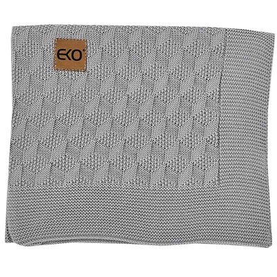 EKO Kocyk bambusowy Light Grey 80x100cm