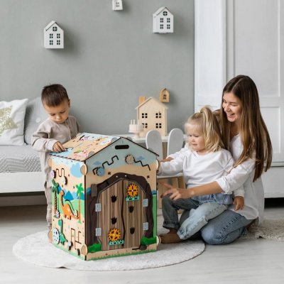 BusyKids Activity board Domček DINO