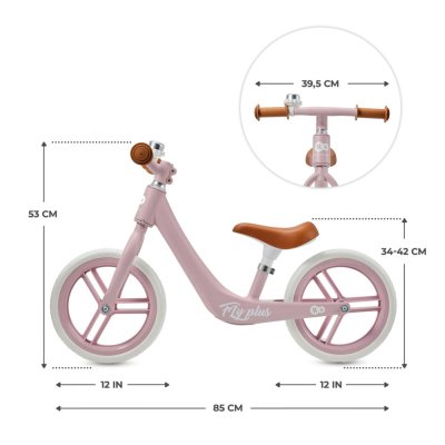KINDERKRAFT Guralica Fly Plus Powder pink