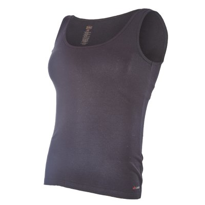 Damen Tank Top dünn Outlast® - Schwarz