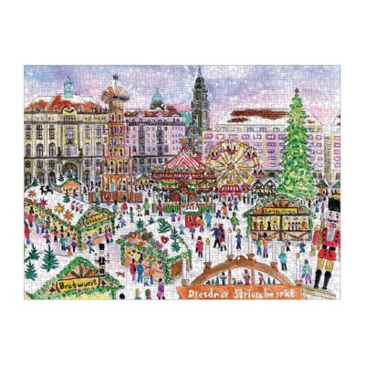 Galison Puzzle Weihnachtsmarkt 1000 Teile