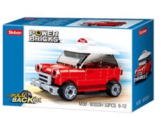 Sluban Power Bricks M38-B0933H Mini voiture à rétrofriction