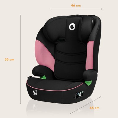 LIONELO Silla de coche Lars i-Size (100-150 cm) Pink Baby