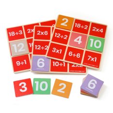 Bigjigs Toys Bingo Matematico Moltiplicazione e Divisione