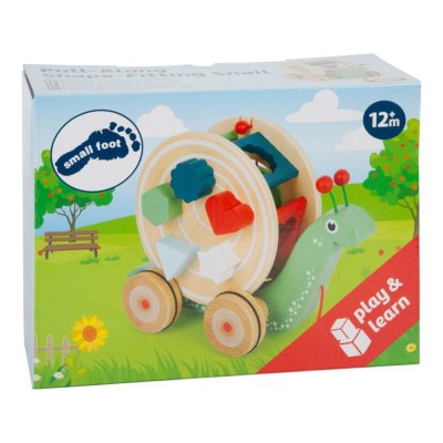 small foot Motorik-Schnecke zum Ziehen mit Formen