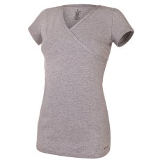 T-shirt da donna KR sottile Outlast® - mélange grigio