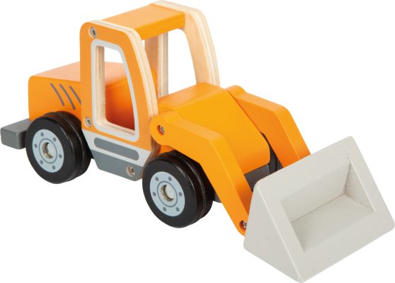 small foot Caricatore in legno con pala