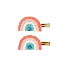 Souza! - Sponky do vlasů Jiske s duhou - 2 ks