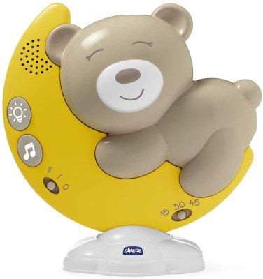 CHICCO Next2Moon 3in1 Kinderbett-Musikprojektor für alle Kinderbetten einschließlich Next2Me, neutral 0m+