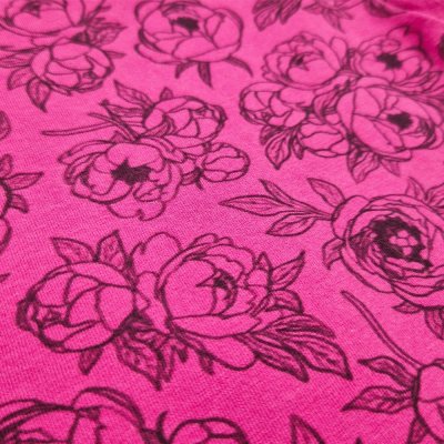 Maglietta smyk DR TISK Outlast® - peonie rosa