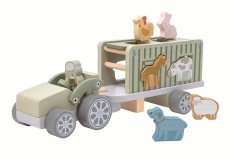 2Kids Toys Coche de madera con animales