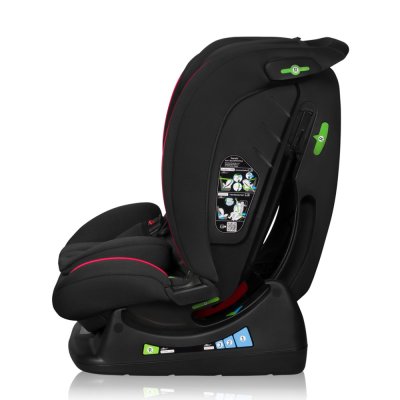 LIONELO Car Seat Aart i-Size (40-150 cm) Black Carbon Red