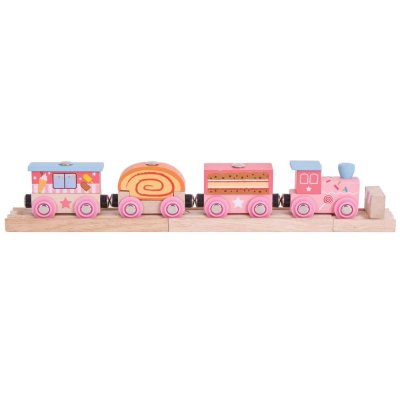 Bigjigs Rail Slatki ekspres + 3 tračnice
