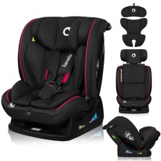 LIONELO Fotelik samochodowy Aart i-Size (40-150 cm) Black Carbon Red