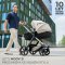 KINDERKRAFT Kombikinderwagen Moov 2 Air 3in1 Sand Beige