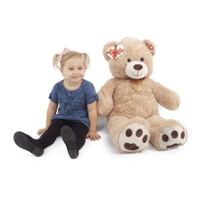 Rappa Grand ours en peluche Fido avec étiquette 100 cm