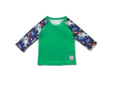 BAMBINO MIO Dziecięca koszulka do pływania z rękawem, UPF 40+, Ocean, 7-9 kg -6-12 m