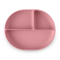 PETITE&MARS Talířek silikonový dělící oválný Take&Match Dusty Rose 6m+