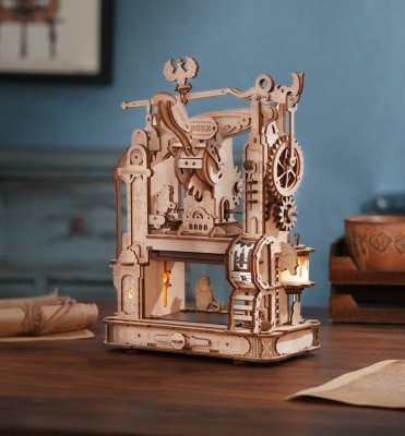 RoboTime Rompecabezas mecánico de madera 3D Imprenta